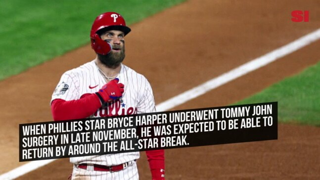 Phillies’ Bryce Harper Nearing Return From Tommy John Surgery | news ...