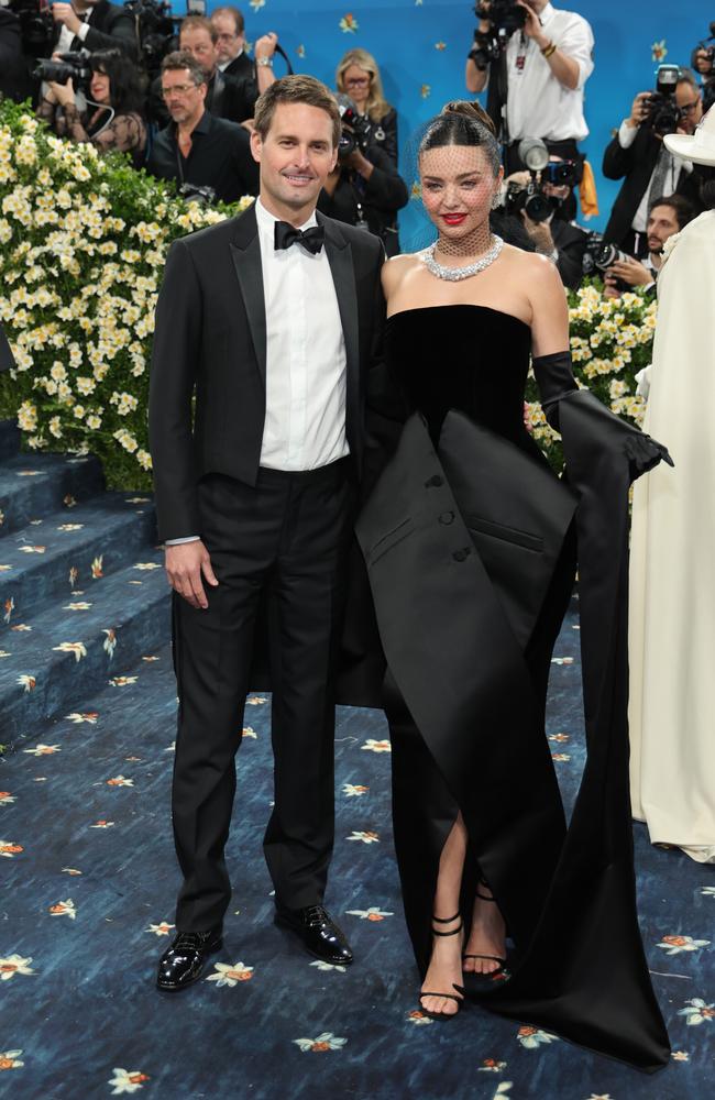 Miranda Kerr with husband Evan Spiegel. Picture: Getty Images