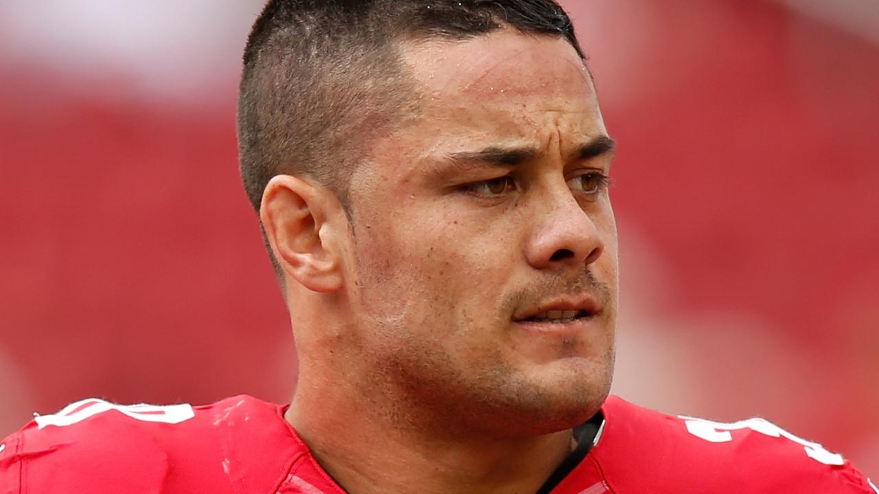 Jarryd Hayne was accused of rape while playing for the San Francisco 49ers in the NFL. Picture: Ezra Shaw/Getty Images