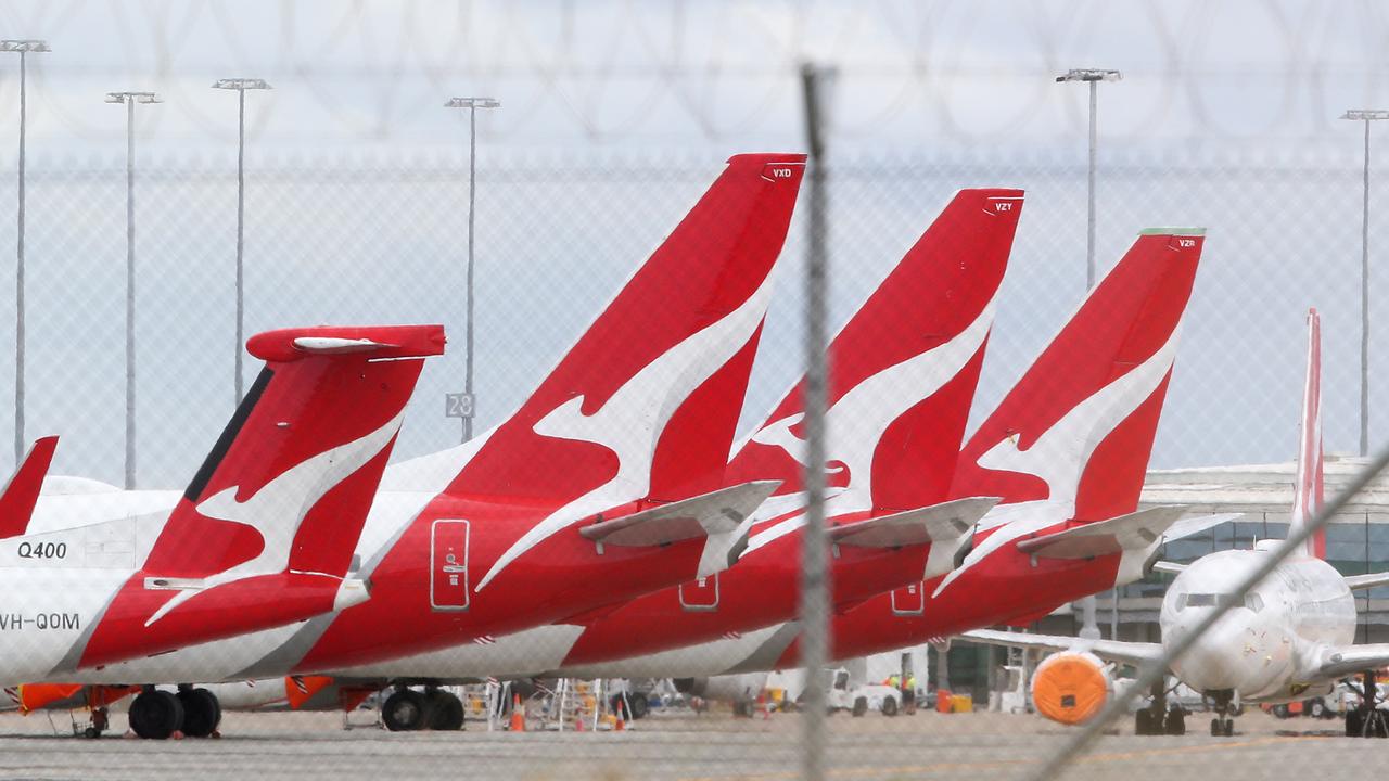 A technology breakdown hit the popular Qantas app on Wednesday. Picture: NCA NewsWire/Jono Searle