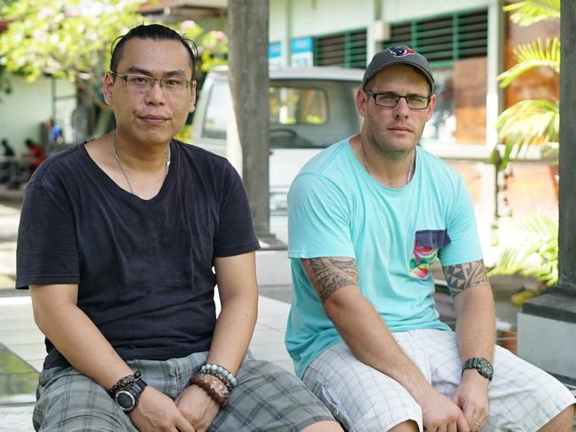 Bali Nine lifers Si Yi Chen and Matthew Norman in Kerobokan jail where they fear they will die. Picture: Phil Hemingway/Foreign Correspondent.