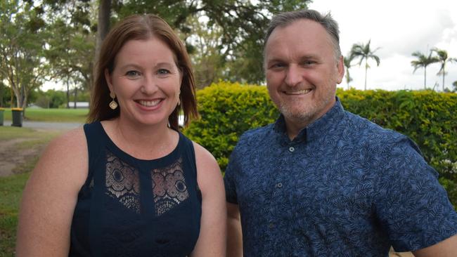 Deputy principal Kristy Frost and principal Matthew Horton at the Pioneer State High School formal at the Mackay Golf Course on Friday November 20. Picture: Zizi Averill