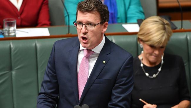 Minister for Human Services Alan Tudge was employed by the Boston Consulting Group. Picture: AAP