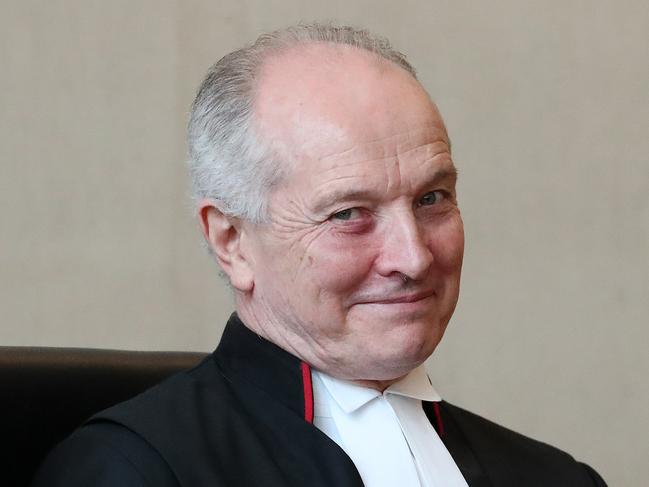 The Honourable Justice Peter Applegarth, Swearing-in and Exchange of Christmas greetings in the Banco Court, Brisbane. Photographer: Liam Kidston