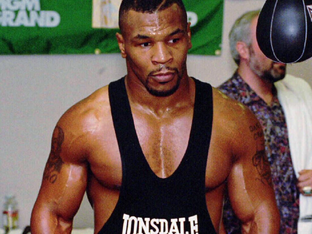 Former heavyweight champion Mike Tyson in 1995.