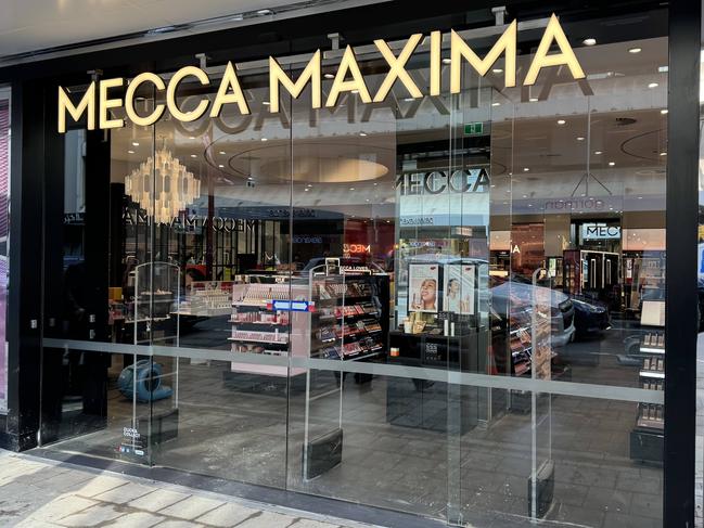 Water damage at Mecca Maxima on Murray Street Hobart after a burst water main inundated the store with water.  Picture: Nikki Davis-Jones