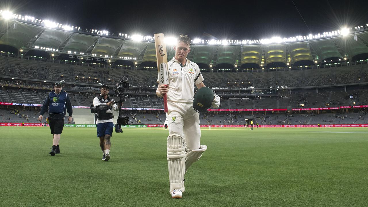 Marnus Labuschagne has made three consecutive centuries this summer. Photo: Dave Hunt/AAP Image.