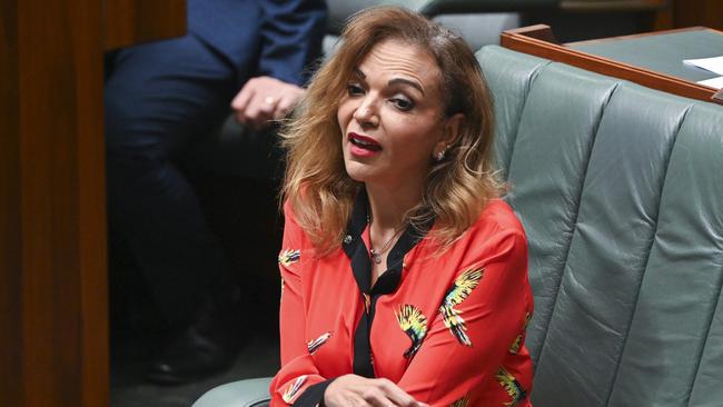 Minister for Early Childhood Education and Minister for Youth Anne Aly during Question Time at Parliament House in Canberra. Picture: NCA NewsWire / Martin Ollman