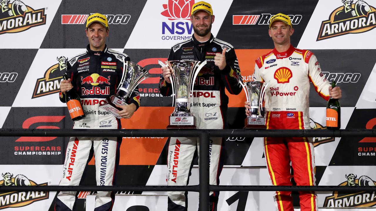 Jamie Whincup, Shane van Gisbergen and Will Davison