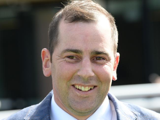 Gavin Bedggood after winning the Barastoc Handicap at Caulfield Racecourse on April 27, 2024 in Caulfield, Australia. (Photo by Ross Holburt/Racing Photos via Getty Images)