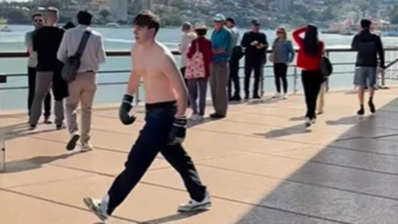 Chrogman prepares for a fight in Sydney. Picture: Instagram