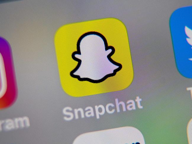 The woman’s image was posted to Snapchat. Picture: Denis Charlet/AFP