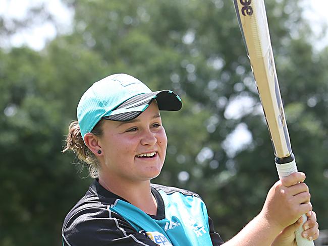 French Open champ Ashleigh Barty in her cricket days. Picture: Annette Dew