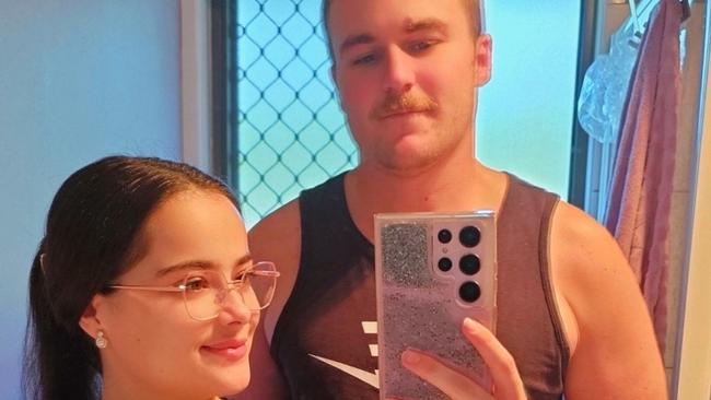 Jake Archer and his partner Ashlee Thornell.