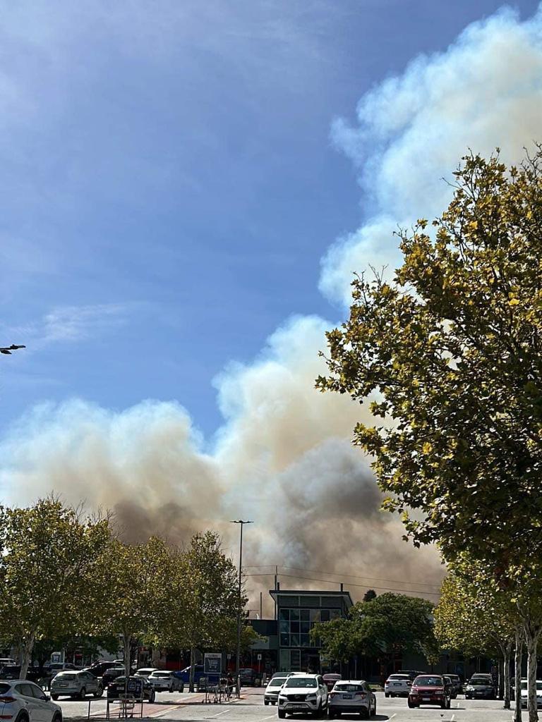 Authorities are warning those in the area to monitor the fire on the WA Emergency website. Picture: Facebook