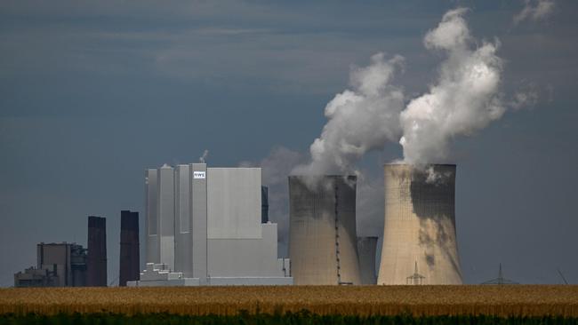 Coal plants in Europe, like this one in Germany, are being reactivated to deal with the energy crisis. Picture: Ina Fassbender/AFP