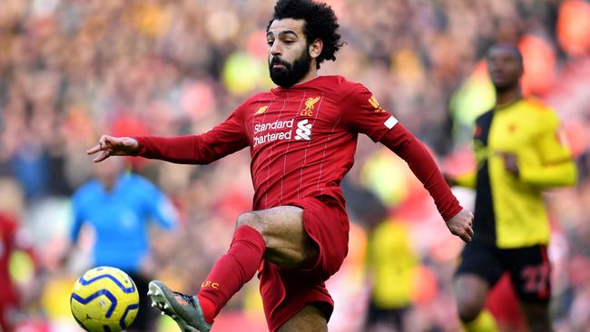 Mo Salah scored twice against Watformd. Picture: Paul Ellis/AFP