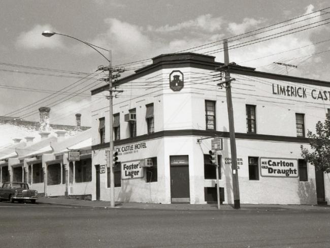 The Limerick Castle Hotel in the early 1970s.