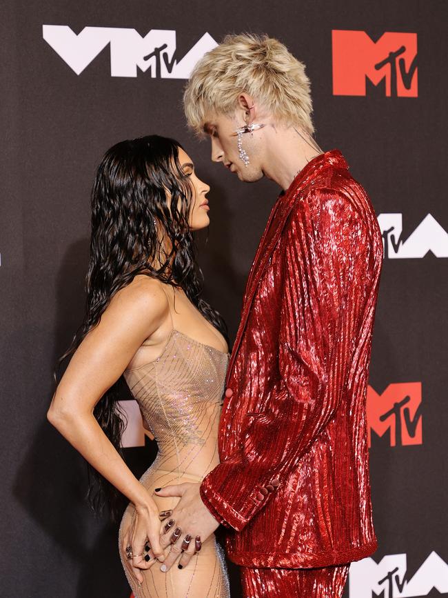 Megan Fox and Machine Gun Kelly. (Photo by Jamie McCarthy/Getty Images for MTV/ ViacomCBS)