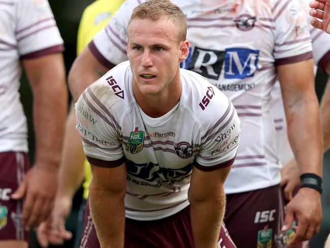 Daly Cherry-Evans during the ill-fated Gladstone trip. Pic: Getty Images