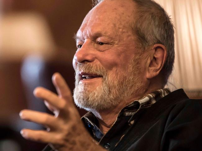 British film director Terry Gilliam speaks with reporters during an interview on the sidelines of the 41st edition of the Cairo International Film Festival (CIFF) at a hotel in the centre of the Egyptian capital Cairo on November 22, 2019. (Photo by Khaled DESOUKI / AFP)