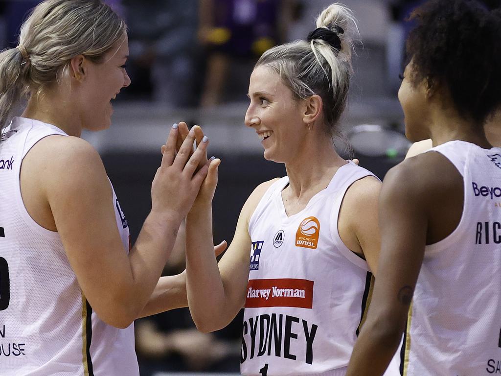 Lauren Nicholson will return to the Flames next WNBL season. Picture: Daniel Pockett/Getty Images
