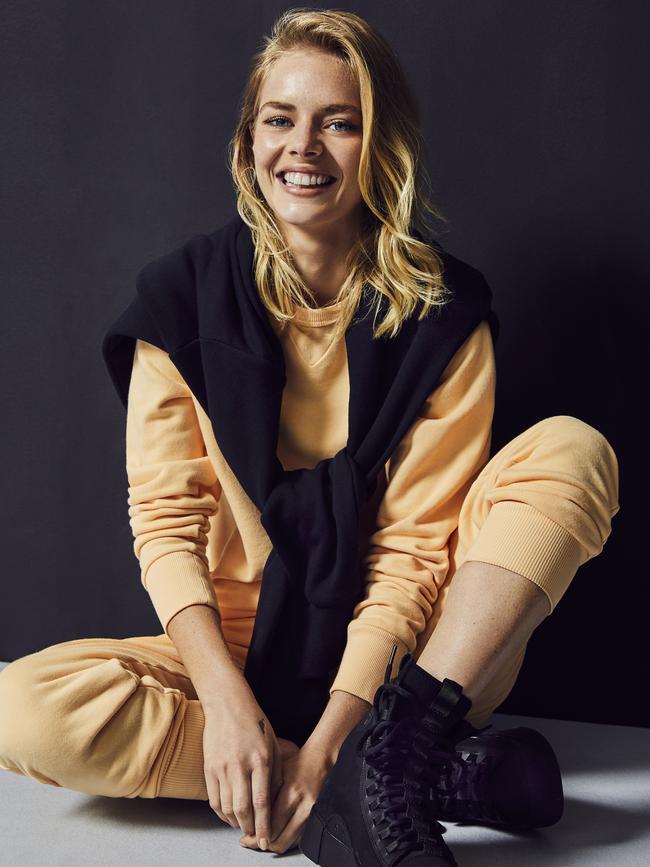 Samara Weaving, who plays a lottery winner in Nine Perfect Strangers.