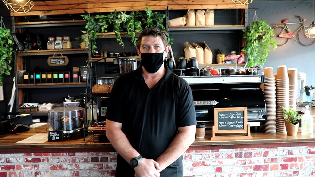 Simon Wilson spoke to the Penrith Press about life in lockdown at Screaming Beans. Picture: Simran Gill.