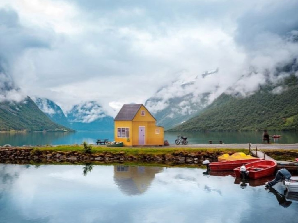 They can be shipped anywhere in the world and take just hours to set up. Picture: Brette Haus