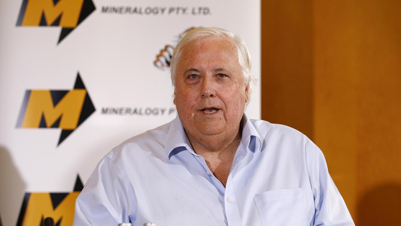 Outspoken billionaire Clive Palmer was chided by the TGA. Picture: NCA NewsWire/Tertius Pickard