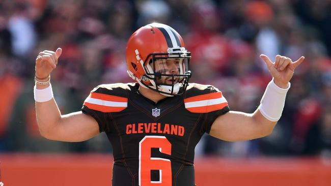 Baker Mayfield #6 of the Cleveland Browns. Picture: Getty Images