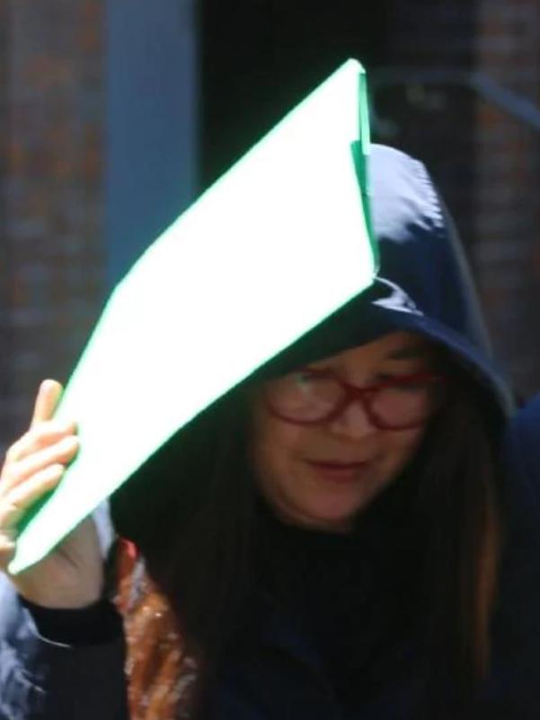 Hornsby brothel madam Min Van Campenhout, 45, of Wahroonga, at Hornsby Local Court last year. Picture: Jake McCallum