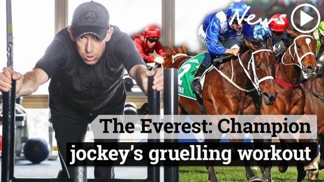 The Everest: Champion jockey Hugh Bowman's gruelling workout