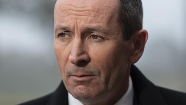 CANBERRA, AUSTRALIA - NewsWire Photos June 17, 2022: Premier of West Australia, Mark McGowan arrives at Parliament house, Canberra. Picture: NCA NewsWire / Martin Ollman