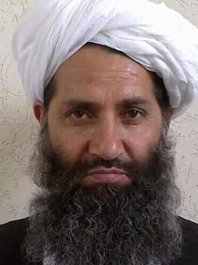 The new Mullah Haibatullah Akhundzada posing for a photograph at an undisclosed location in 2016. The leader of the Taliban said on May 20, 2020 that militants were committed to a landmark deal with the US. Picture: AFP