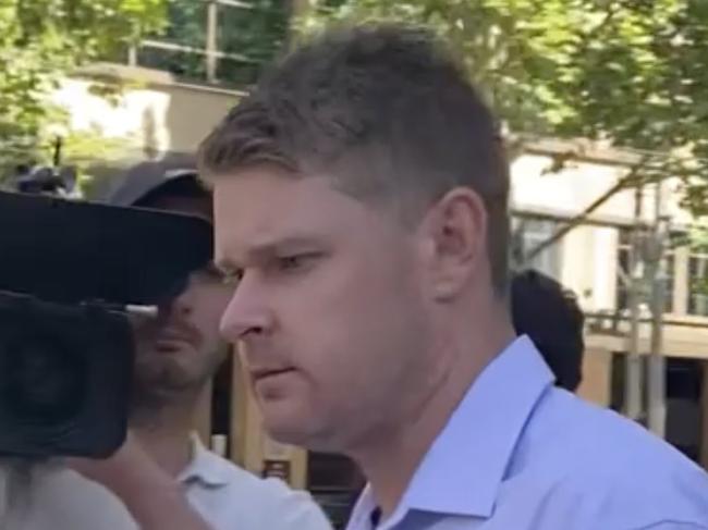 Pedophile ex-school teacher Nicholas O'Shea leaves court  after being spared a prison sentence., ,