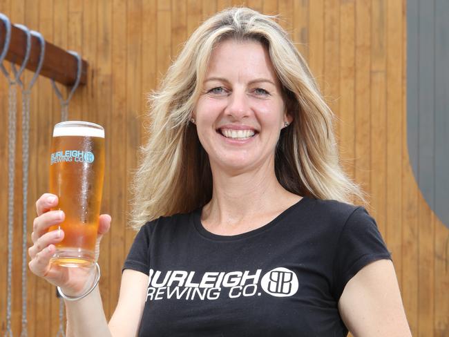 Bureligh Brewing owner Peta Fielding at her factory. Picture Glenn Hampson