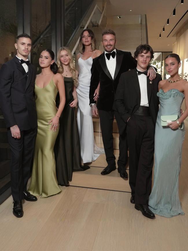 Eldest son Brooklyn was noticeably absent from David Beckham’s early 50th birthday celebrations in Miami last month. Picture: davidbeckham/Instagram