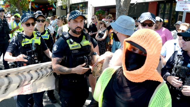 Police will not march at this year’s Midsumma festival after their request to wear uniform was knocked back. Picture: Andrew Henshaw