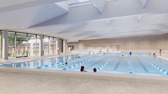 A glimpse of the new Parramatta pools