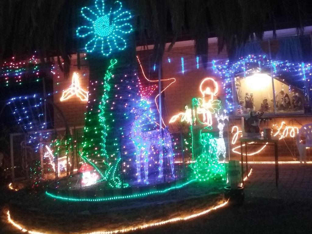 Lights at 2 Robert Arnold Ave, Valley View. Picture: Frank Gregurev