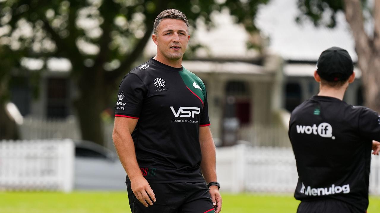 Sam Burgess has returned to the South Sydney Rabbitohs.