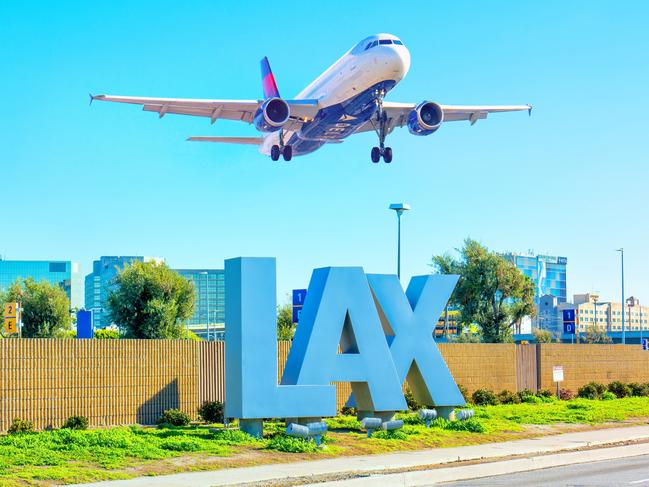 Los Angeles, California - February 1, 2023: Delta Airlines plane takes off over the iconic LAX sign at Los Angeles International AirportEscape 20 October 2024NewsPhoto - iStock