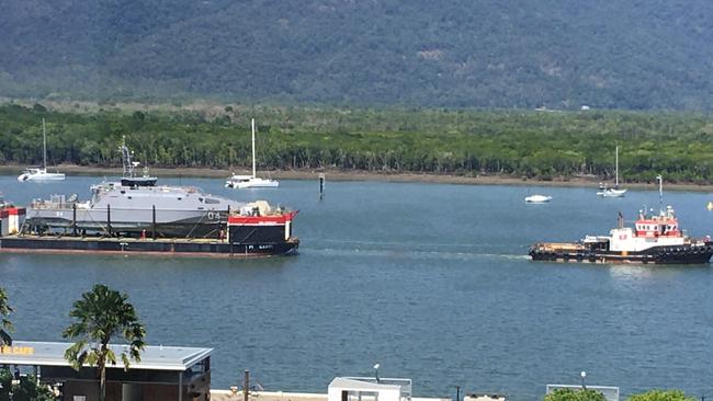 Nafanua II arrived in Cairns on October 5 last year after the Guardian-class patrol boat ran aground off Samoa on August 4.