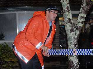 Police cordon off the scene of a stabbing in Harvard Court, Sippy Downs. Picture: Warren Lynam