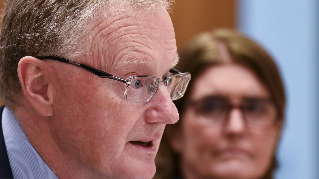 Reserve Bank governor Philip Lowe has led his last board meeting. Picture: NCA NewsWire / Martin Ollman