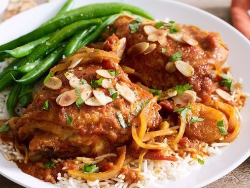 Retro recipe 6: Apricot chicken curry.