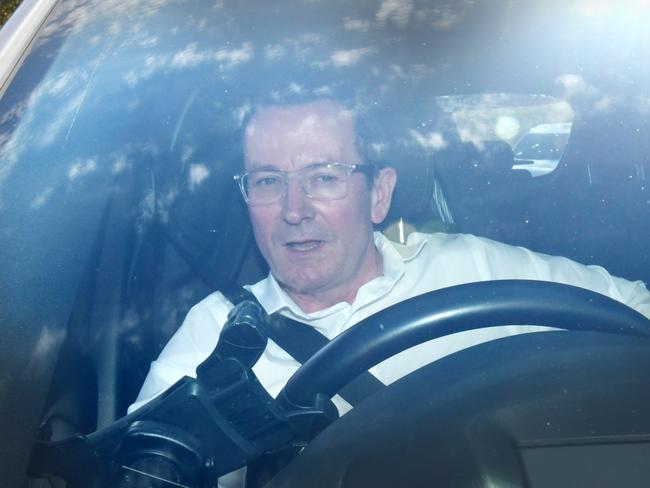 PERTH , AUSTRALIA - NewsWire Photos  JUNE 2  , 2023 Premier Mark McGowan.  arrives at Dumas House for his last day as Premier. Picture: NCA NewsWire / Sharon Smith,