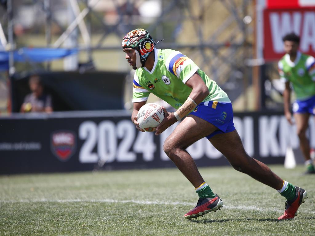 Koori Knockout - Day 4 Boys 17s GF La Perouse Panthers v Bundjalung Baygals Monday, 7 October 2024 Hereford St, Bathurst NSW 2795, Australia, Picture Warren Gannon Photography