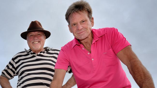 Rex Hunt and Sam Newman. Picture: Nicole Garmston